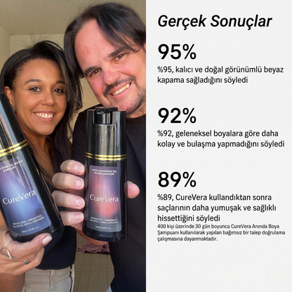 CureVera - Anında Saç Boyayan Şampuan